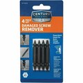 Century Drill Tool Century Drill and Tool Damaged Screw Remover Set 4-Piece 73430
